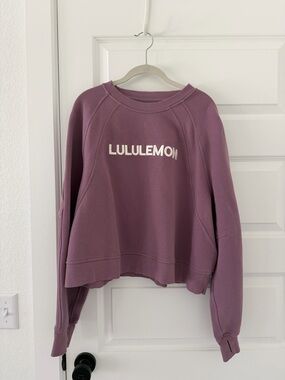 lululemon athletica Mauve Purple Logo Crewneck Sweatshirt